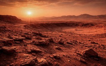 China trazará un nuevo mapa geológico de Marte Recreación generada con inteligencia artificial que representa la superficie del planeta Marte