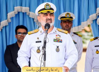 Teherán reafirma su control estratégico sobre Ormuz Shahram Iraní, comandante de la Fuerza Naval del Ejército de Irán.