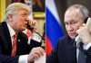 ¿Qué hablaron Putin y Trump durante su llamada telefónica? Montaje de dos mandatarios durante conversaciones telefónicas sobre el conflicto en Ucrania.