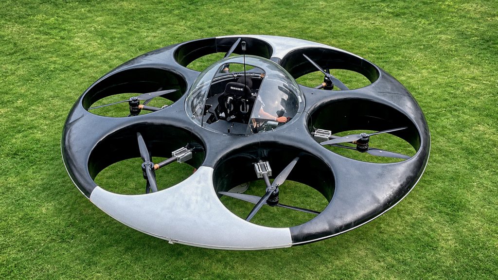 Vehículo eVTOL con forma de platillo volador desarrollado en China