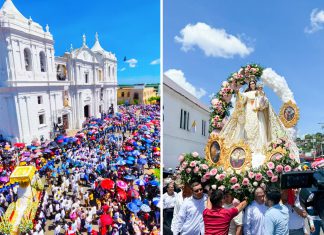 Nicaragua reúne a miles de fieles en honor a la Virgen de Mercedes Procesiones de la Virgen de la Merced en León y Matagalpa, Nicaragua.