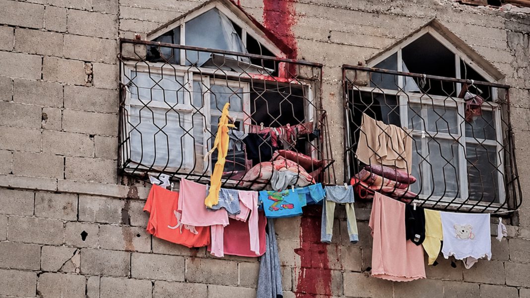 vivienda-atacada-gaza-al-tuffah-palestina-2026 Vivienda dañada en el barrio de Al-Tuffah, en la Ciudad de Gaza.