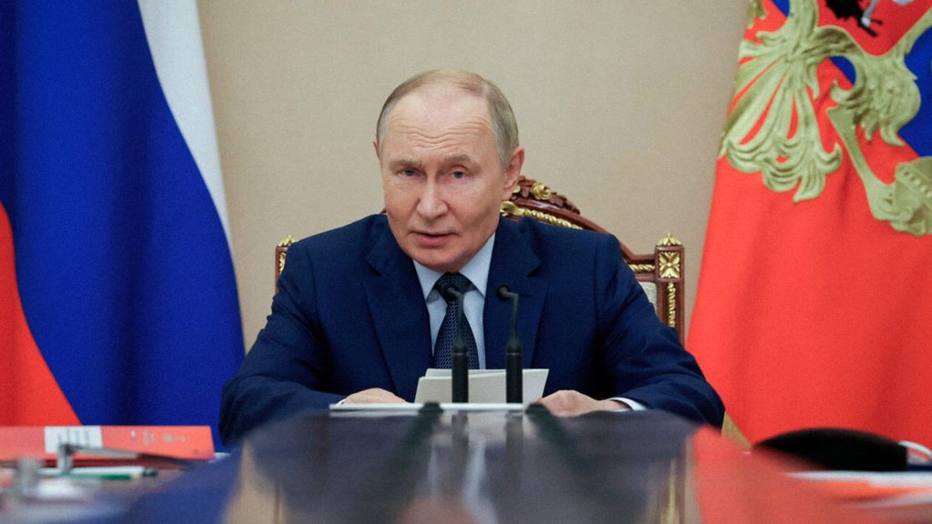 El presidente ruso, Vladímir Putin, preside una reunión sobre la “operación militar especial” en Moscú, Rusia