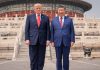 China y Estados Unidos preparan terreno para la cumbre Xi-Trump Presidentes de China y Estados Unidos durante un encuentro en Pekín