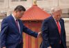 Xi Jinping viajará a Estados Unidos para reunirse con Donald Trump Presidentes de China y Estados Unidos durante una visita al Templo del Cielo en Pekín