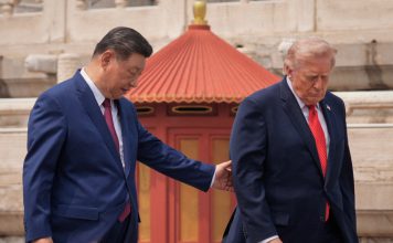 Xi Jinping viajará a Estados Unidos para reunirse con Donald Trump Presidentes de China y Estados Unidos durante una visita al Templo del Cielo en Pekín