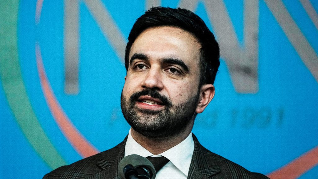 Zohran Mamdani durante una comparecencia pública en Nueva York.