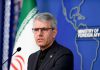 Irán denuncia retorno del colonialismo de Estados Unidos contra Cuba Esmail Baqai, portavoz del Ministerio de Relaciones Exteriores Irán