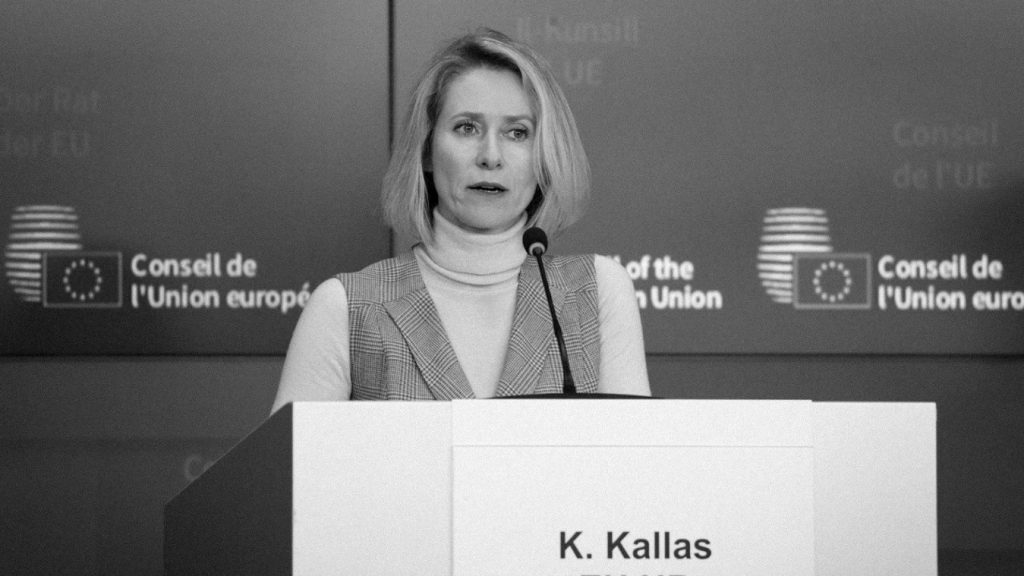 Alta Representante de la Unión Europea para política Exterior, Kaja Kallas.