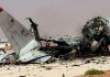 Guerra impuesta a Irán expone el desgaste militar de Estados Unidos Restos de un avión militar estadounidense destruido en Arabia Saudita.