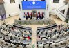 Nicaragua aprueba reforma constitucional para nombrar Designados Presidenciales Diputados reunidos en la Asamblea Nacional de Nicaragua durante el debate de la reforma sobre Designados Presidenciales.
