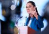 Claudia Sheinbaum: La derecha es una ideología que está contra el pueblo Claudia Sheinbaum durante una conferencia de prensa en México.