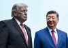 Corea del Norte advierte a Estados Unidos de no provocar a China Xi Jinping y Donald Trump durante su visita al Templo del Cielo en Beijing.