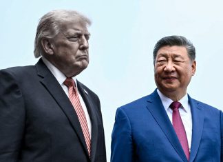 Corea del Norte advierte a Estados Unidos de no provocar a China Xi Jinping y Donald Trump durante su visita al Templo del Cielo en Beijing.
