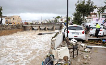 DANA Adam deja al menos cinco muertos y miles de evacuados en España Inundaciones por la crecida del río Girona en Alicante, España, tras las lluvias de la DANA Adam.