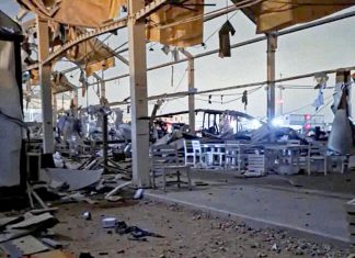 Revelan imágenes de los graves daños a bases estadounidenses tras ataques iraníes Instalaciones destruidas y estructuras dañadas en una base militar estadounidense en Arabia Saudita.