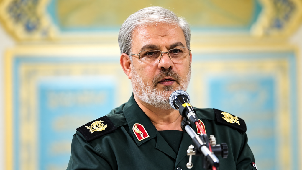 General Hosein Mohebi, portavoz del Cuerpo de la Guardia Revolucionaria Islámica