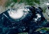 Huracán Isaias amenaza el Golfo de EEUU como el primero de la temporada 2026 Imagen satelital del huracán Isaias sobre el Golfo de México.