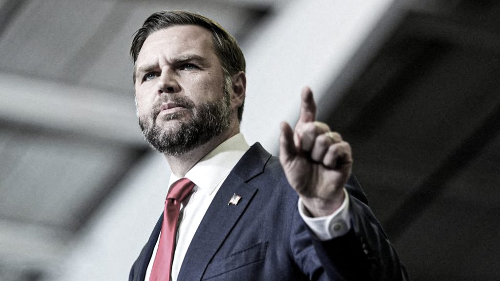 J. D. Vance, vicepresidente de Estados Unidos, durante una intervención pública.