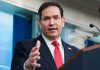 Marco Rubio: Si no fuera por Estados Unidos, Ucrania no existiría Marco Rubio, secretario de Estado de Estados Unidos, durante una intervención ante los medios.