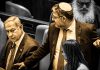 ¿Benjamín Netanyahu aparta a Ben-Gvir de su lista de favoritos? Composición de dos dirigentes políticos israelíes durante una sesión en el Parlamento de Israel, conocido como Knéset.