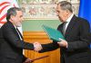 Rusia ofrece apoyo diplomático para resolver conflicto entre Irán y Estados Unidos Abbas Araghchi y Serguéi Lavrov estrechan sus manos durante una reunión diplomática entre Irán y Rusia.