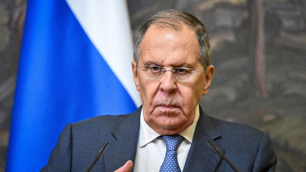 Serguéi Lavrov, ministro de Exteriores de Rusia, durante una rueda de prensa sobre la política internacional y los mercados energéticos.