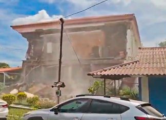 Potente terremoto de 7,2 sacude Panamá Vivienda con daños estructurales y escombros tras un sismo en Panamá.