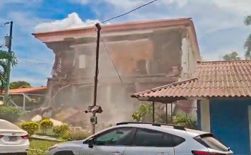 Potente terremoto de 7,2 sacude Panamá Vivienda con daños estructurales y escombros tras un sismo en Panamá.