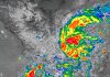 Tormenta Isaias amenaza la costa de EEUU y podría convertirse en huracán Imagen satelital de la tormenta tropical Isaias en el Golfo de México.
